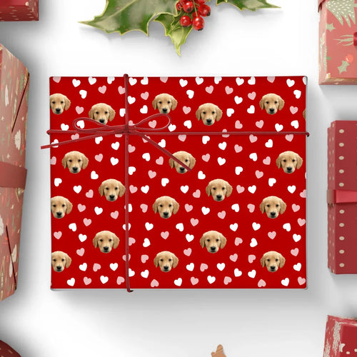 30x35.5 Wrapping Paper Christmas Mock Up Base Image