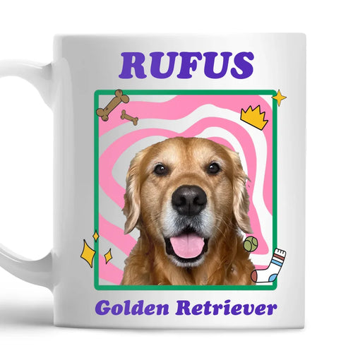 Personalized Pop Art Pet Photo Mug