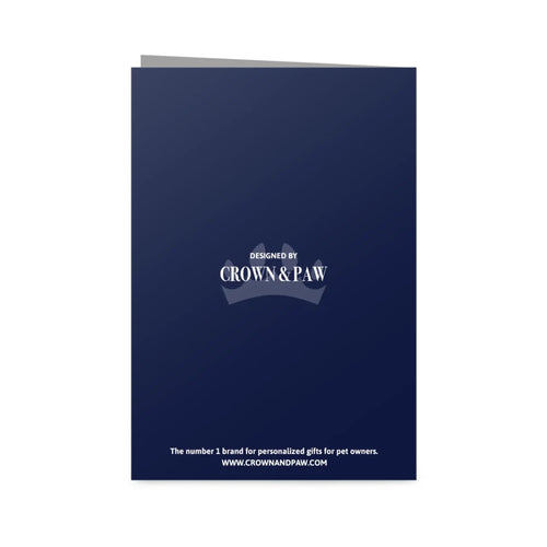 Greetings Card 3.5 X 5 Vertical BACK Blank Mock Up