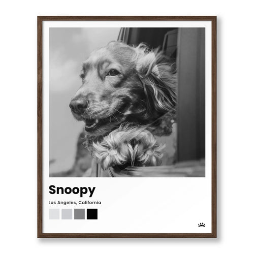 8x10 Framed Poster Black Frame Vertical