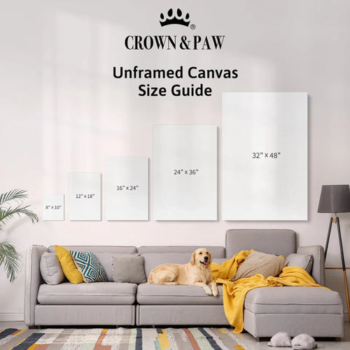 Teeinblue - Unframed Canvas Size Guide Inches (DESKTOP) 1080P