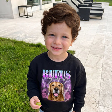 Children's Custom Vintage Style Pet Sweatshirt