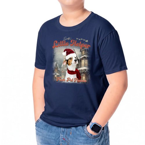 Lifestyle Youth TShirt Mock Up - Light Blue