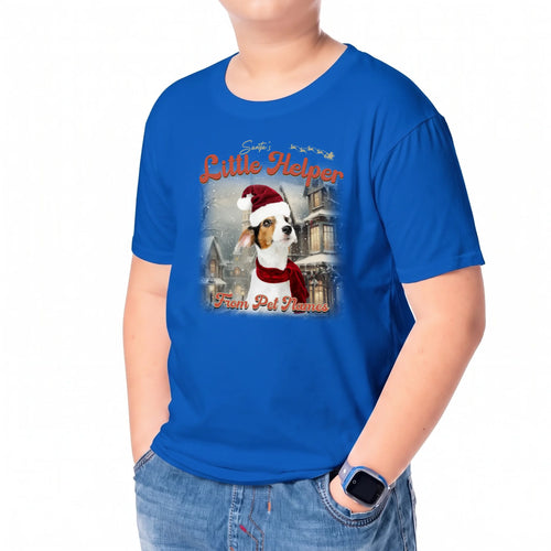 Lifestyle Youth TShirt Mock Up - Light Blue