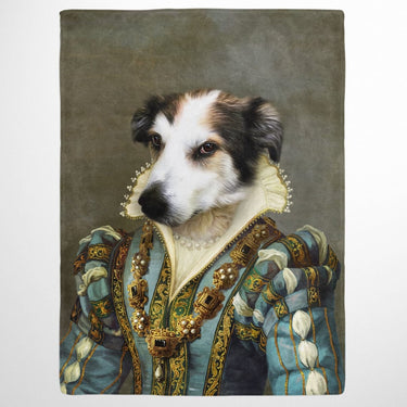 The Sapphire Queen - Custom Pet Blanket