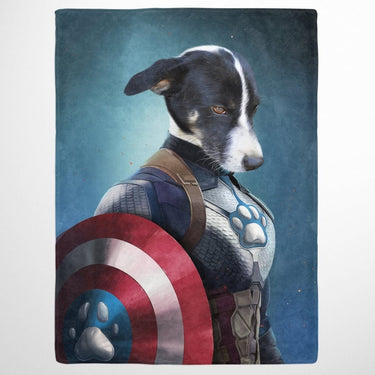 Captain Pawmerica - Custom Pet Blanket