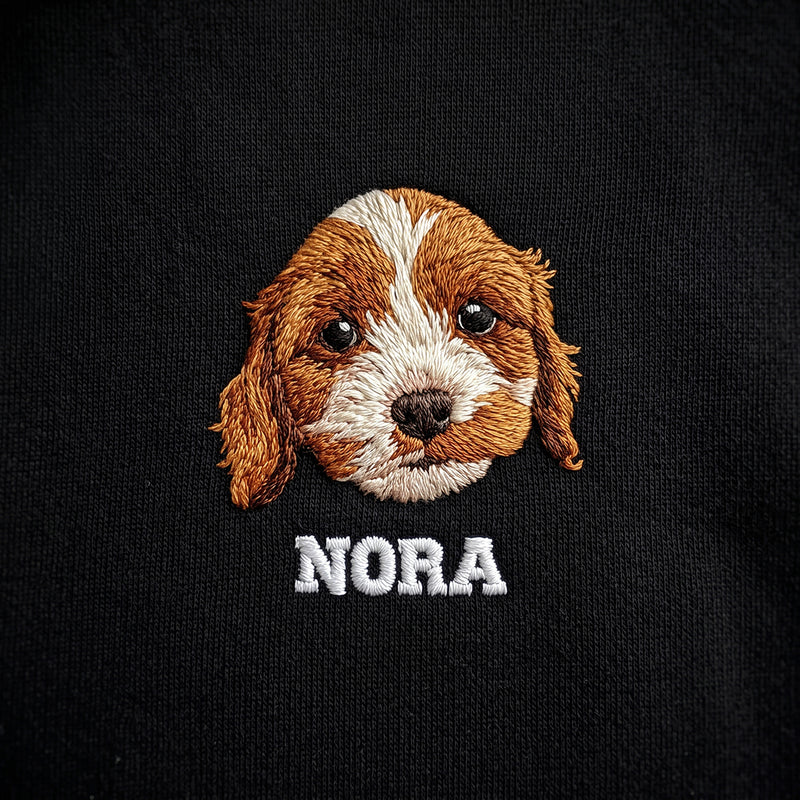 The pet embroidered