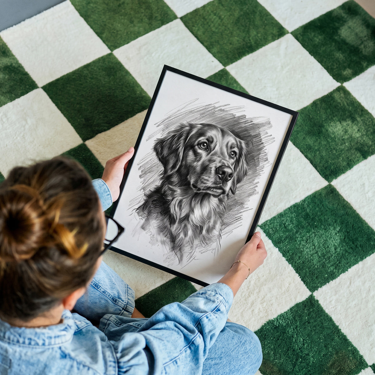 Charcoal Pet Portrait