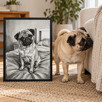 Charcoal Pet Portrait