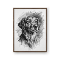 Charcoal Pet Portrait