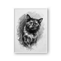 Charcoal Pet Portrait