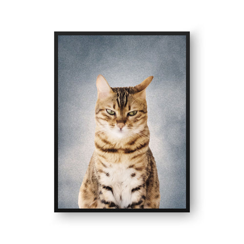 College Yearbook Style Pet Portrait