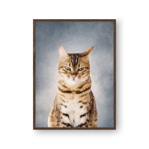 College Yearbook Style Pet Portrait
