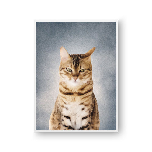College Yearbook Style Pet Portrait