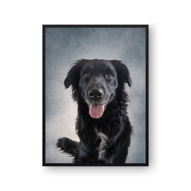 College Yearbook Style Pet Portrait