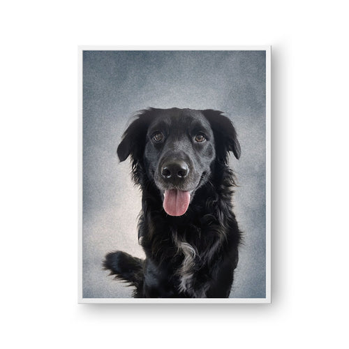 College Yearbook Style Pet Portrait