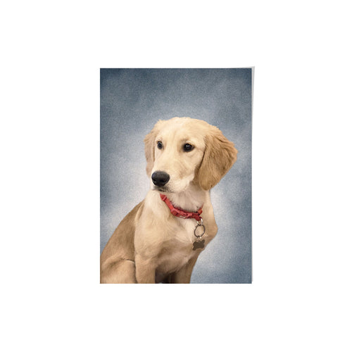 College Yearbook Style Pet Portrait