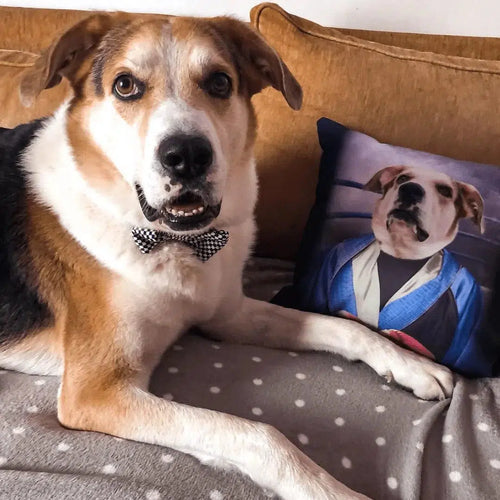 Crown and Paw - Throw Pillow The Boxer - Custom Throw Pillow