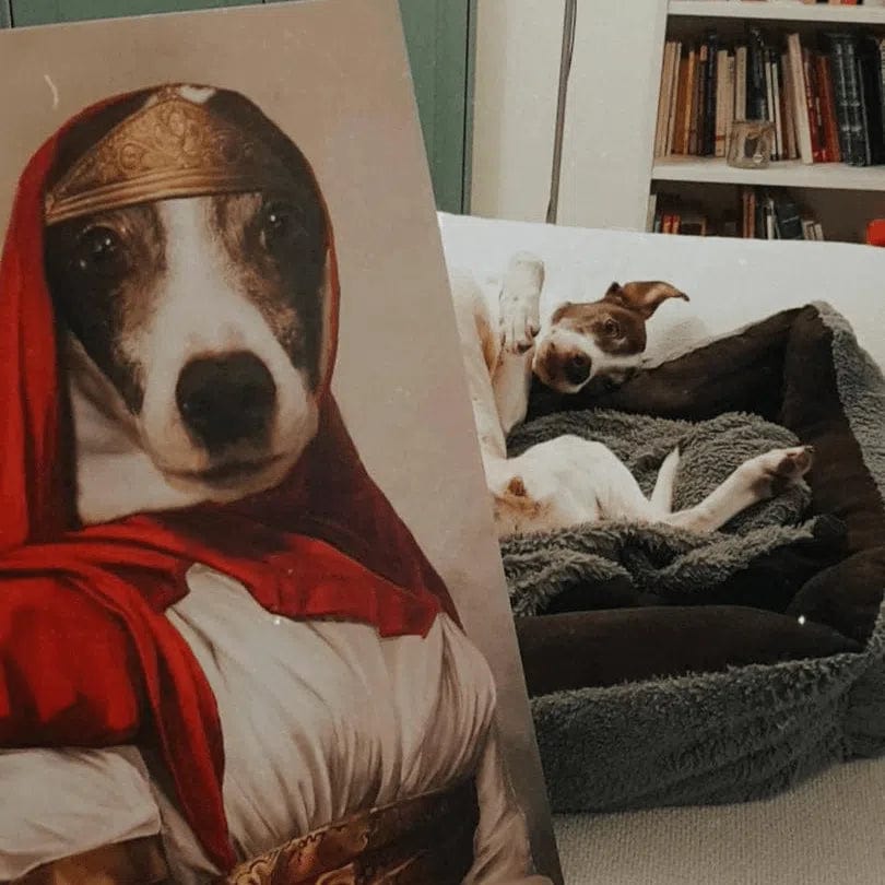 Crown and Paw - Canvas The Persian Princess - Custom Pet Canvas