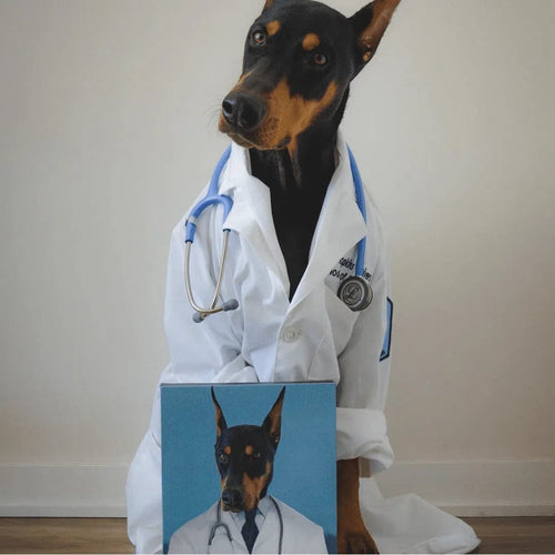 Crown and Paw - Canvas The Doctor - Custom Pet Canvas