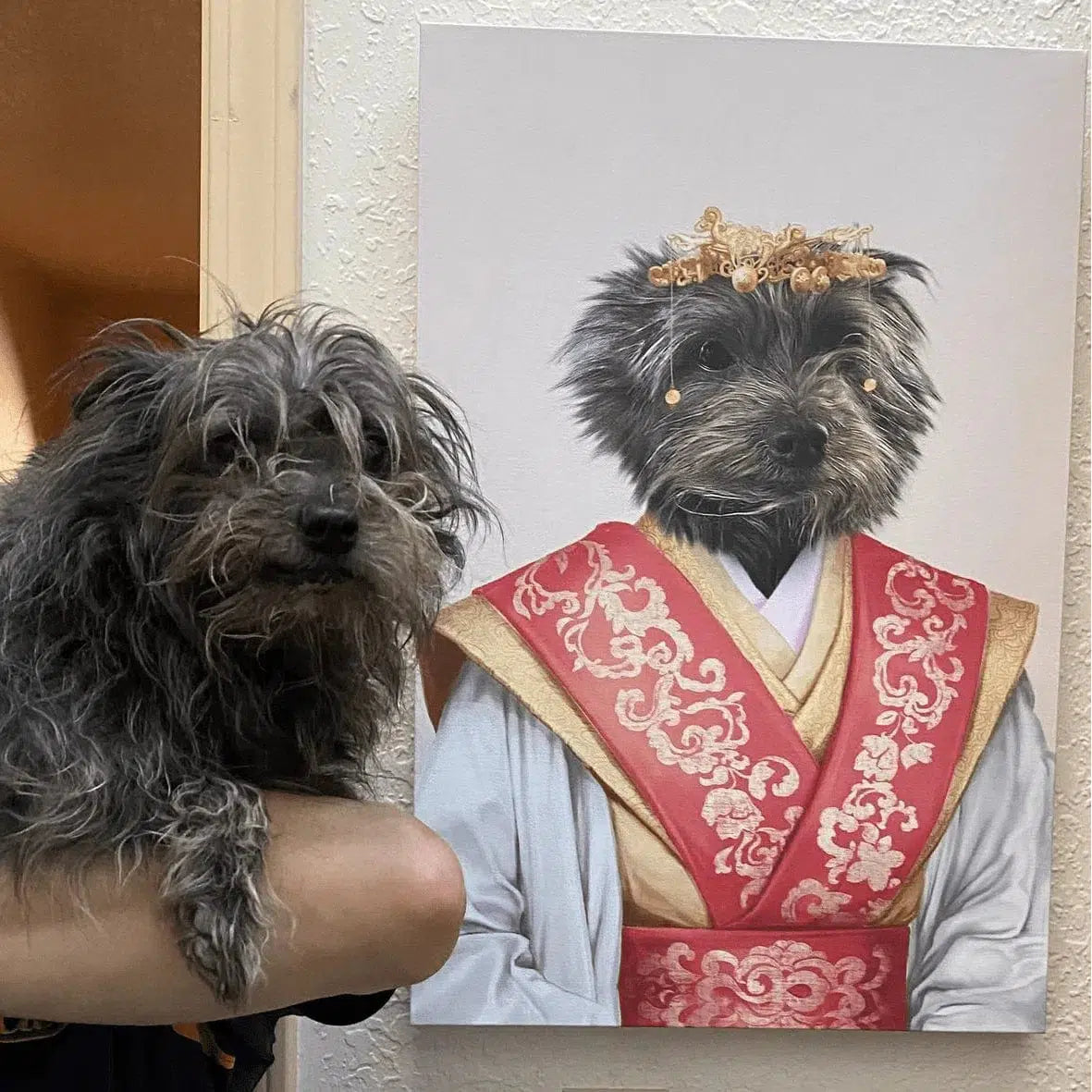Crown and Paw - Canvas The Asian Empress - Custom Pet Canvas