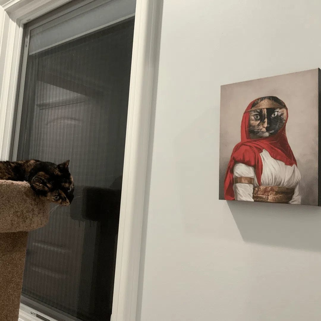 Crown and Paw - Canvas The Persian Princess - Custom Pet Canvas