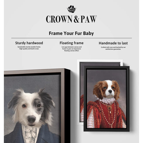 Crown and Paw - Canvas Parent Trap - Custom Pet Canvas