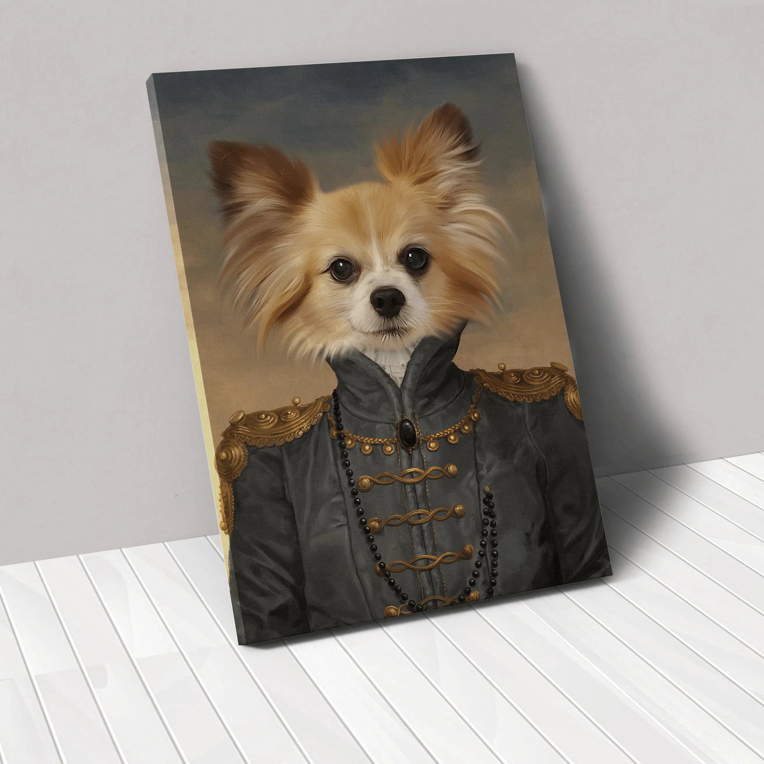 Crown and Paw - Canvas The Baroness - Custom Pet Canvas