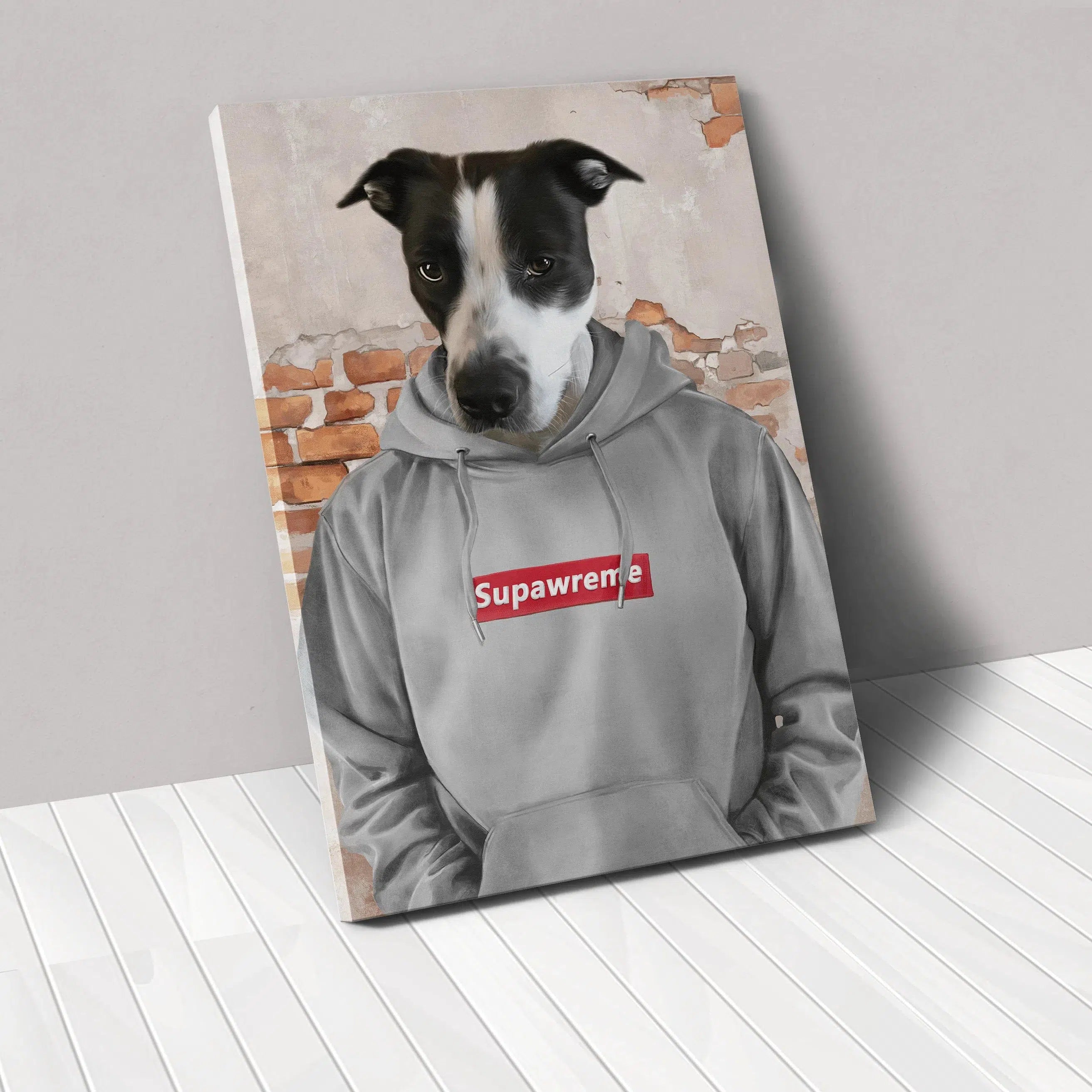 Crown and Paw - Canvas The Hypebeast - Custom Pet Canvas