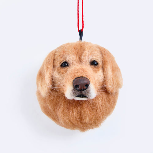 Handmade Pet Face Christmas Ornament