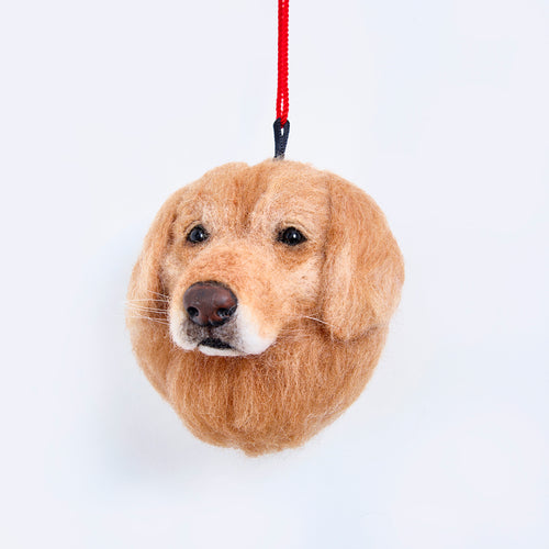 Handmade Pet Face Christmas Ornament