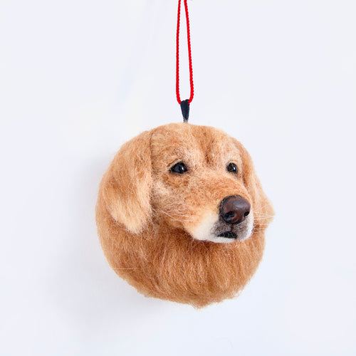 Handmade Pet Face Christmas Ornament