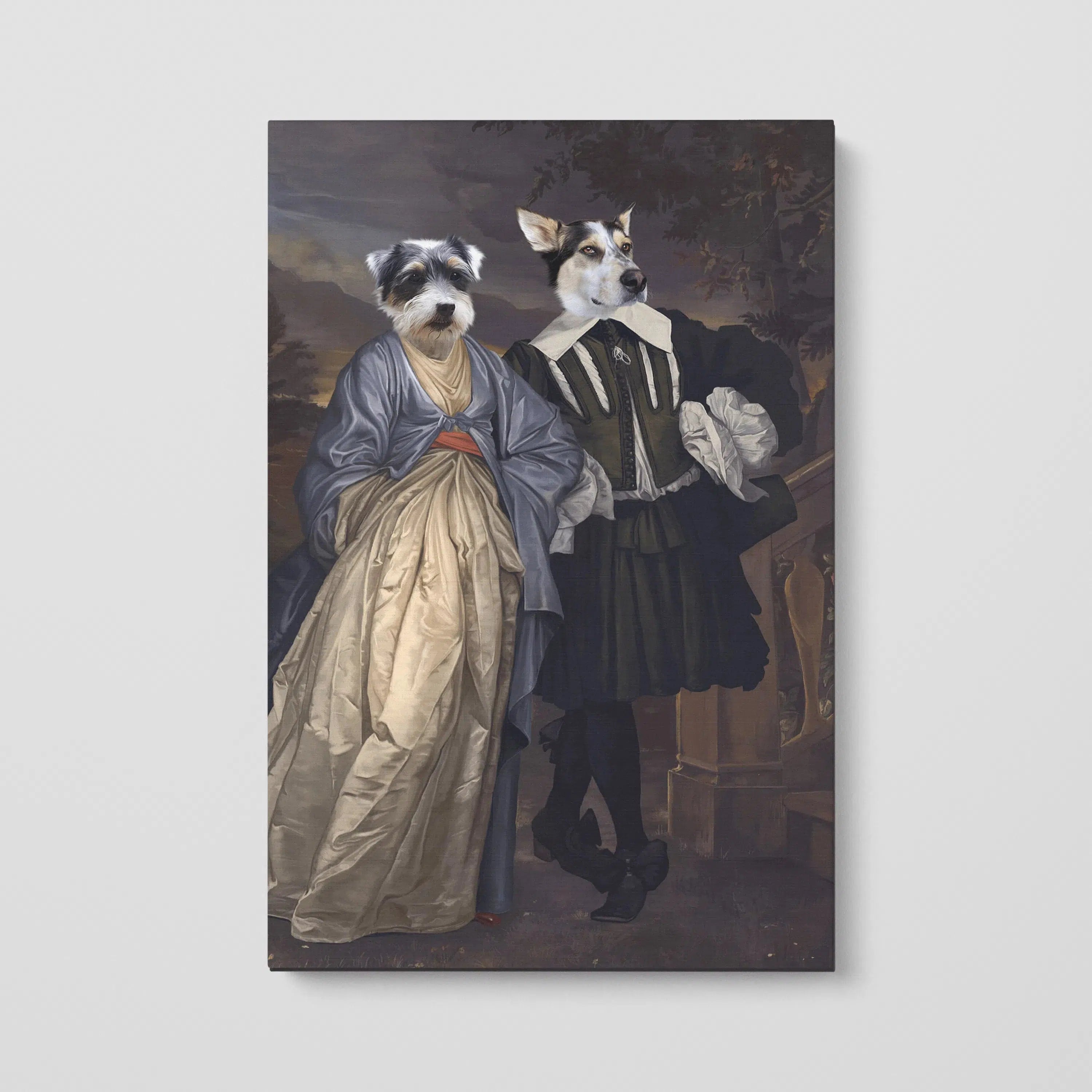 Crown and Paw - Canvas The Midnight Stroll - Custom Pet Canvas