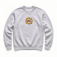 Custom Embroidered Pet Portrait Organic Sunflower Sweatshirt