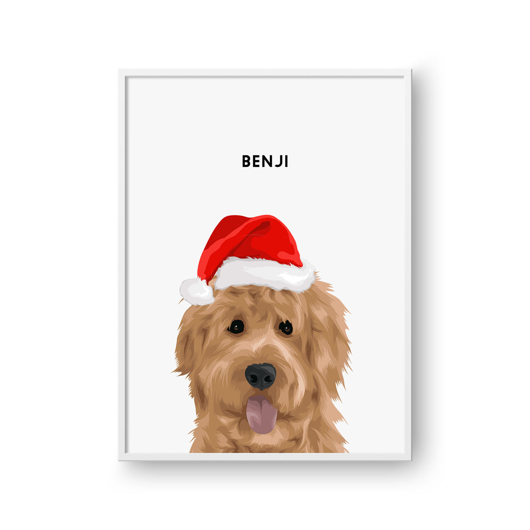 Christmas Pet Portrait - One Pet