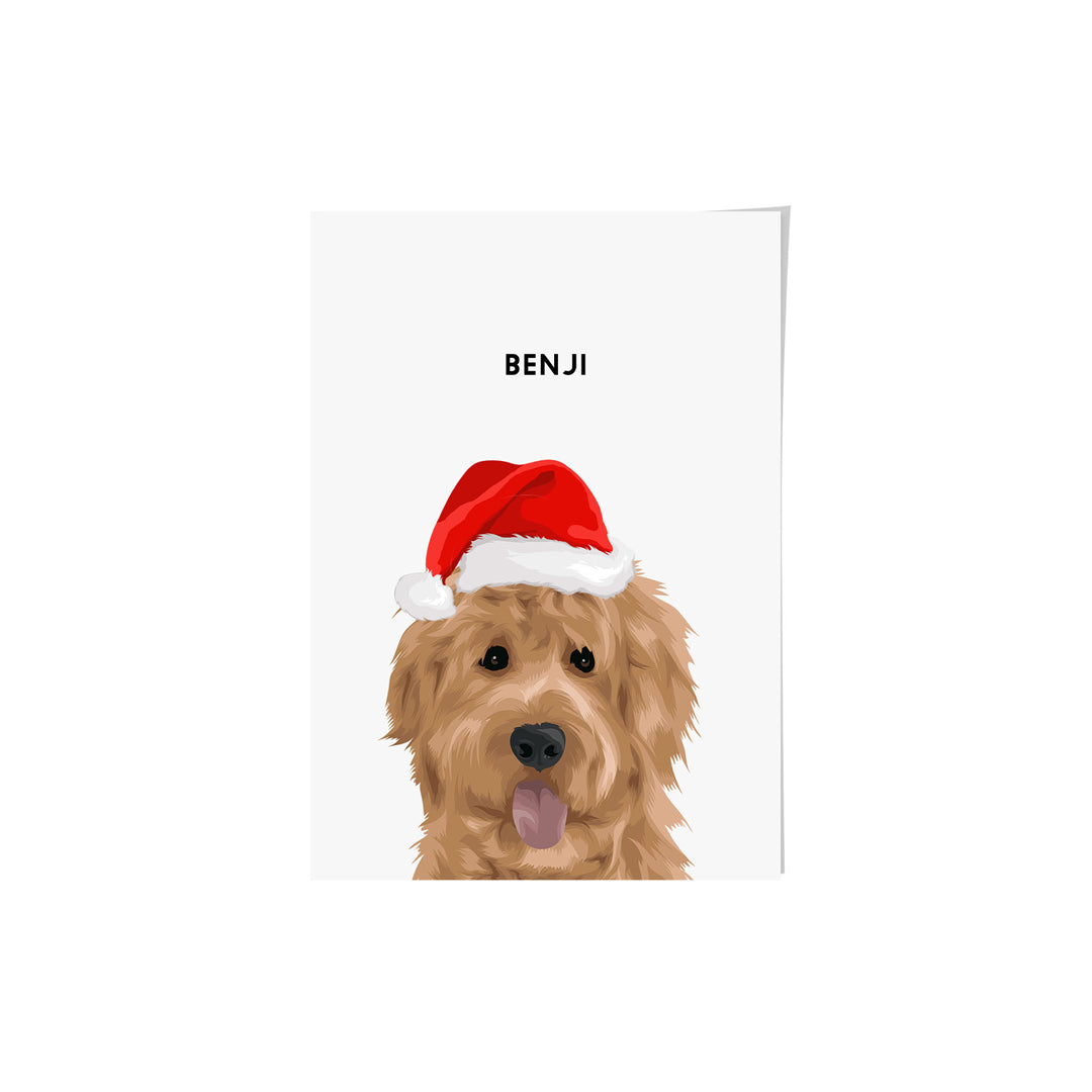 Christmas Pet Portrait - One Pet