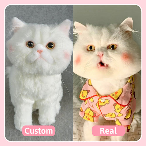 Custom Pet Lifelike Replica - Stuffed Clone of Your Pet