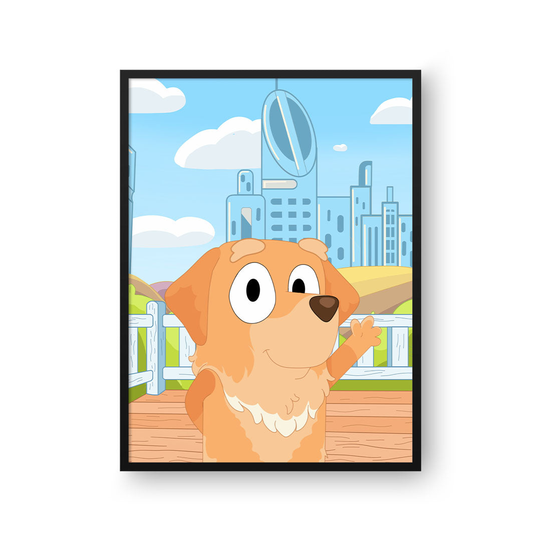 Cartoon Pet Portrait - One Pet