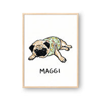 Crayon Doodle Pet Portrait