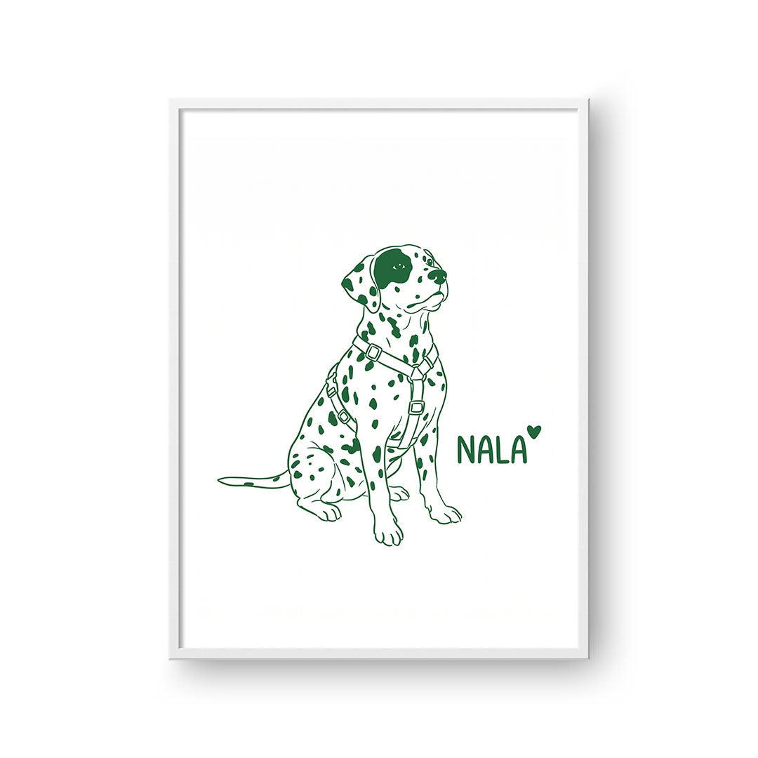 Minimalist Pet Portrait