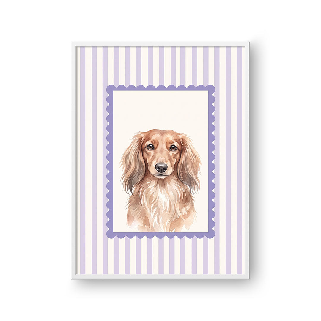 Watercolor Stamp Portrait