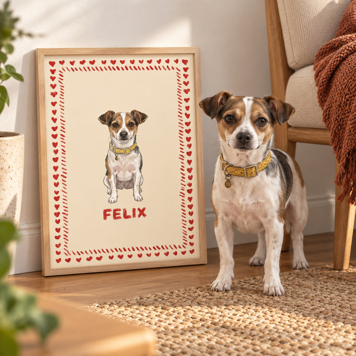 Frame of Hearts Portrait