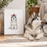Balancing Apple Pet Portrait