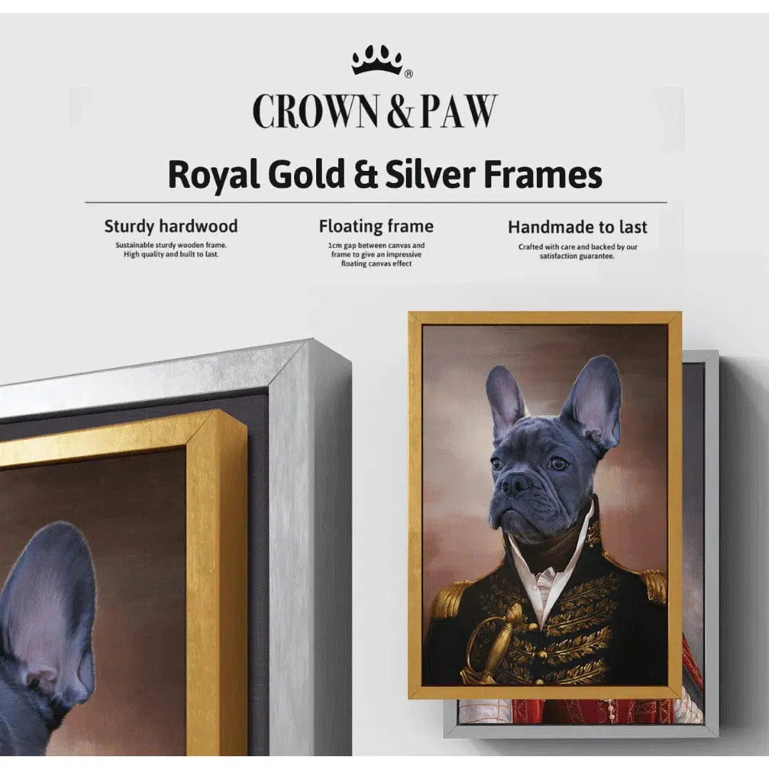 Crown and Paw - Canvas The Sergeant - Custom Pet Canvas