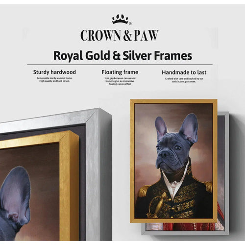 Crown and Paw - Canvas The Judge - Custom Pet Canvas