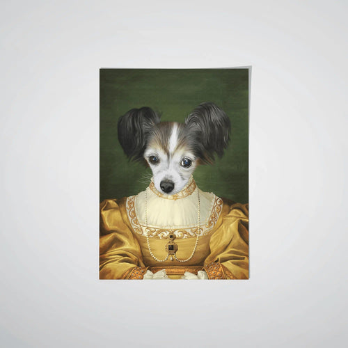 Crown and Paw - Poster The Golden Girl - Custom Pet Poster 8.3" x 11.7" / Unframed