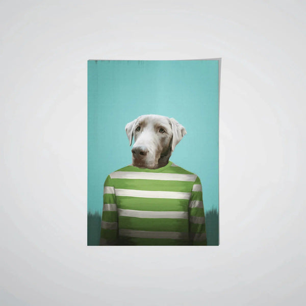 The Green Candy Cane - Custom Pet Poster