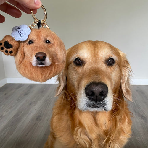 Handmade Pet Face Keychain From Photos