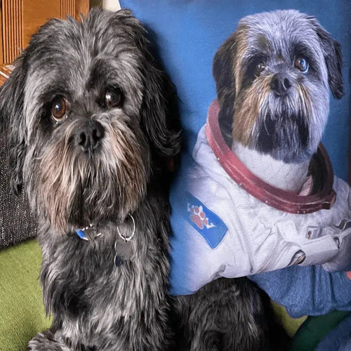 Crown and Paw - Throw Pillow The Astronaut - Custom Throw Pillow