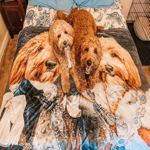 Crown and Paw - Blanket The Rulers - Custom Pet Blanket